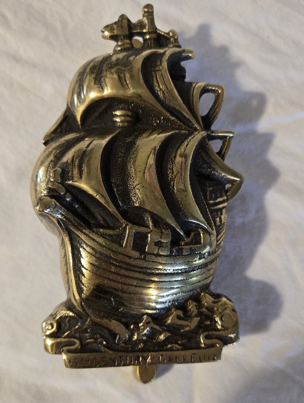 Antique Brass Ship Door Knocker
